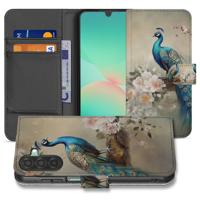 Telefoonhoesje | Met pasjeshouder | Vintage Pauw Design Voor Samsung Galaxy A17