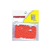 Nellie's Choice • pompoms mini 3mm 100stuks/pkg col. 16 orange
