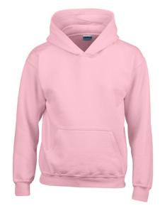 Gildan G18500K Heavy Blend™ Youth Hooded Sweatshirt - Light Pink - L (164)