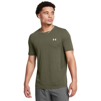 Under Armour Vanish Seamless Trainingsshirt Donkergroen Wit