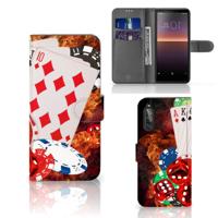 Sony Xperia 10 II | Wallet Case | met Pasjes | Casino
