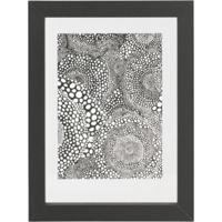 WOOOD fotolijst blake hout zwart 26 x 37 cm | 8 stuks