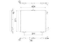 Condensor, airconditioning AC460000S