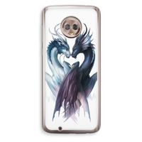 Yin Yang Dragons: Motorola Moto G6 Transparant Hoesje