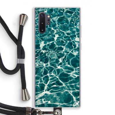 Weerkaatsing water: Samsung Galaxy Note 10 Plus Transparant Hoesje met koord