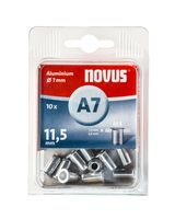 Novus Blindklinkmoer M5 X 11,5mm, Alu S | 10 stuks - 045-0042 045-0042