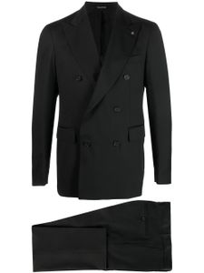 Tagliatore costume à veste à boutonnière croisée - Noir