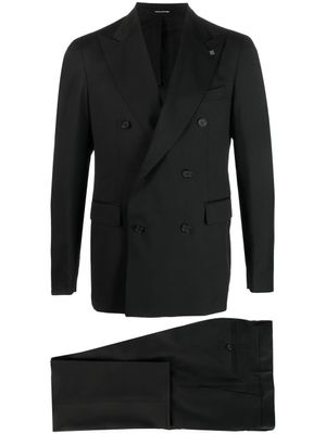 Tagliatore costume à veste à boutonnière croisée - Noir