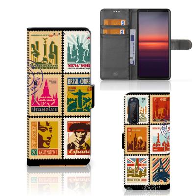 Sony Xperia 5II | Flip Cover | Postzegels