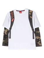 sprayground kid t-shirt en coton à imprimé graphique - Blanc - thumbnail