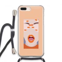 Surprise: iPhone 7 PLUS Transparant Hoesje met koord