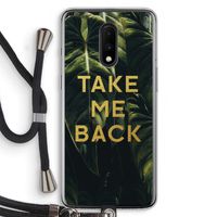 Take me back: OnePlus 7 Transparant Hoesje met koord