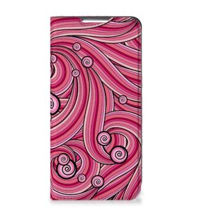 Samsung Galaxy S22 Plus Bookcase Swirl Pink