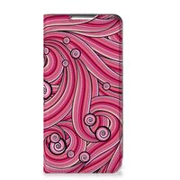 Samsung Galaxy S22 Plus Bookcase Swirl Pink - thumbnail