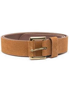 Polo Ralph Lauren ceinture en daim à boucle - Marron