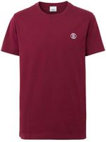 Burberry t-shirt en coton à logo TB brodé - Rouge