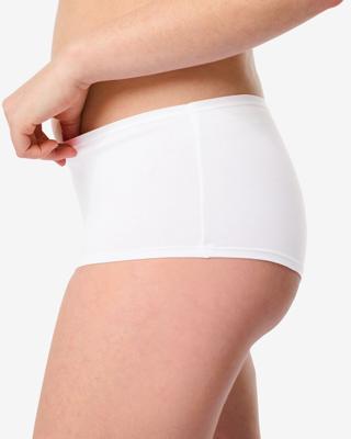 HEMA Damesboxer Katoen - 2 Stuks Wit (wit)