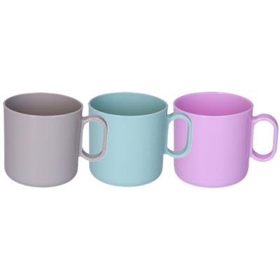 Plasticforte onbreekbare Drinkbekers - kunststof - 320 ml - 6x stuks - kinderen - mix kleuren
