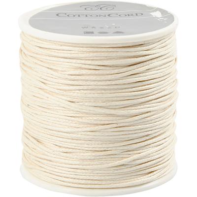 Creativ Company Katoenkoord, dikte 1 mm, off-white, 40 m/ 1 rol