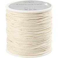 Creativ Company Katoenkoord, dikte 1 mm, off-white, 40 m/ 1 rol