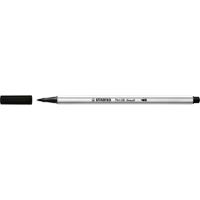 Brushstift STABILO Pen 568/46 zwart | 10 stuks