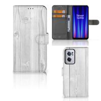 OnePlus Nord CE 2 | Book Style Case | White Wood