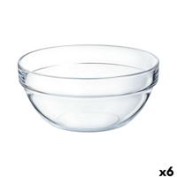 Kom Luminarc Apilable Transparant Glas (6 Stuks)