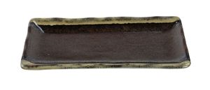 Zwart Rechthoekig Bord - Large Plates - 19.3 x 9.4cm
