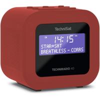 TechniSat Techniradio 40 Wekker radio Rood