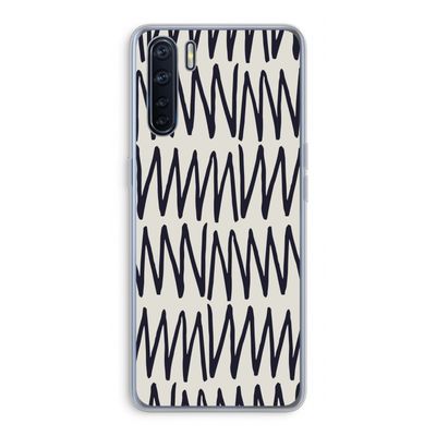 Marrakech Zigzag: Oppo A91 Transparant Hoesje