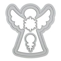 Tonic Studios • die & shaker set christmas angel