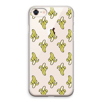 Bananas: iPhone 8 Transparant Hoesje Bananas: iPhone 8 Transparant Hoesje