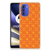Motorola Moto G51 5G | TPU bumper | Batik Oranje