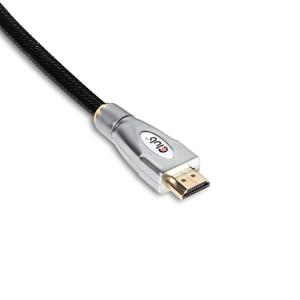 club3D CAC-1310 HDMI-kabel HDMI Aansluitkabel HDMI-A-stekker, HDMI-A-stekker 3.00 m Zwart Gesleeved