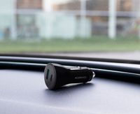 Mobiparts car charger Dual USB 2.0 /USB-C 30W autolader fast charging zwart - thumbnail