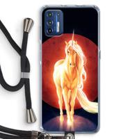 Last Unicorn: Motorola Moto G9 Plus Transparant Hoesje met koord - thumbnail