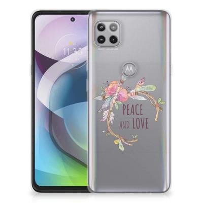 Motorola Moto G 5G Telefoonhoesje met Naam Boho Text Motorola Moto G 5G Telefoonhoesje met Naam Boho Text
