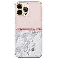iPhone 13 Pro Max siliconen hoesje - Rose all day