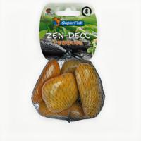 Superfish Zen Pebble Medium Geel 450g - Decoratieve Aquariumstenen voor Harmonie en Balans