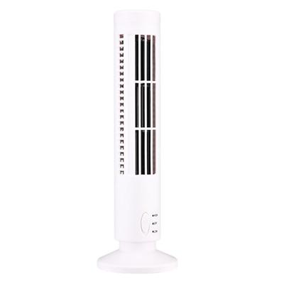 Toren type USB elektrische ventilator bladloze Air-conditioning ventilator (wit)