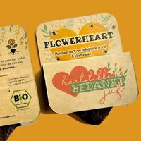 BLOOM your message Plantbaar Bloemenhart Bedankt Juf BLOOM your message Plantbaar Bloemenhart Bedankt Juf