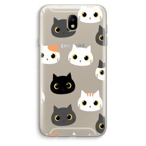 Katten: Samsung Galaxy J7 (2017) Transparant Hoesje