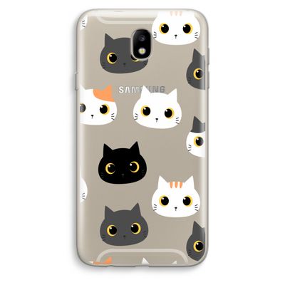 Katten: Samsung Galaxy J7 (2017) Transparant Hoesje