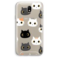 Katten: Samsung Galaxy J7 (2017) Transparant Hoesje