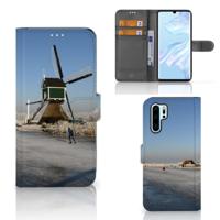 Huawei P30 Pro | Flip Cover | Schaatsers | Portemonnee hoesje