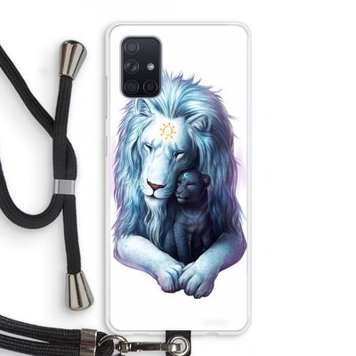 Child Of Light: Samsung Galaxy A71 Transparant Hoesje met koord