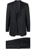 Canali single-breasted wool suit - Noir