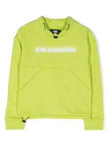 Karl Lagerfeld Kids sweat à logo imprimé - Vert