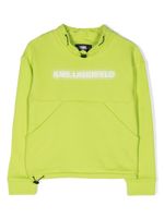 Karl Lagerfeld Kids sweat à logo imprimé - Vert - thumbnail