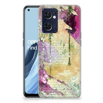 Hoesje maken OPPO Reno 7 5G | Find X5 Lite Letter Painting Hoesje maken OPPO Reno 7 5G | Find X5 Lite Letter Painting